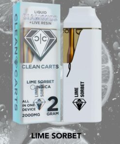 Clean Carts Lime Sorbet Yellow Edition Disposable – Indica