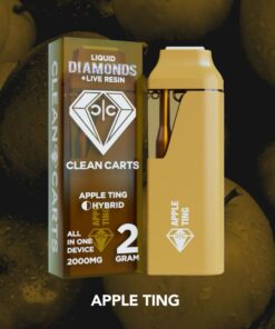 Clean Carts Apple Ting Yellow Edition Disposable – Hybrid
