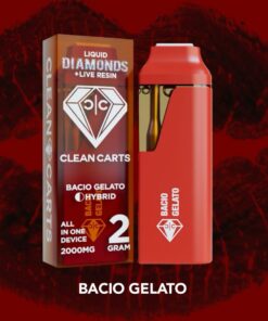 Clean Carts Bacio Gelato Yellow Edition Disposable – Hybrid