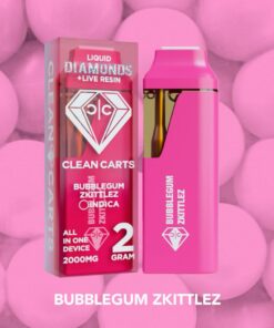 Clean Carts Bubblegum Zkittlez Yellow Edition Disposable – Indica
