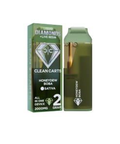 Honeydew Boba Clean Carts, Clean Carts Disposable 2g, Clean Carts Disposable Vape, Clean Cart Editions, Clean Carts Review